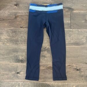 Lululemon Color Block Banded Leggings